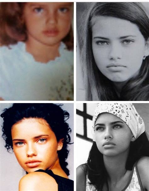 The Transformation Of Adriana Lima From Childhood To 42。